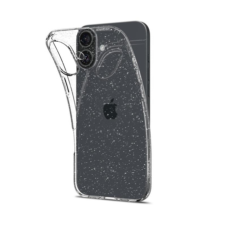 Spigen Liquid Crystal Glitter - Hülle für iPhone 16 Plus (Clear)