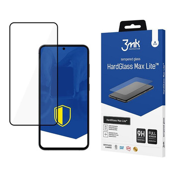 3mk HardGlass Max Lite - Tempered Glass for Samsung Galaxy S25+ (Black)