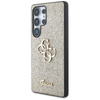 Guess Fixed Glitter Big 4G Metal Logo - Case for Samsung Galaxy S25 Ultra (Gold)