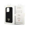 Guess Rhinestone Triangle - pouzdro pro iPhone 14 Pro (černé)