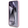 Karl Lagerfeld Saffiano Full Wrapped Elongated Metal Logo MagSafe - Tasche für Samsung Galaxy S25 (rosa)
