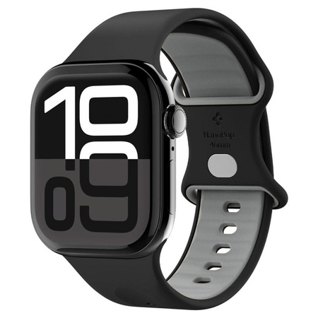 Spigen Nano Pop - Strap for Apple Watch 44/45/46/49 mm (Black Sesame)