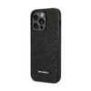 Karl Lagerfeld Glitter Plaque Logo - iPhone 14 Pro tok (fekete)