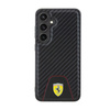 Ferrari Carbon Stitched Bottom - Samsung Galaxy S24 Case (black)