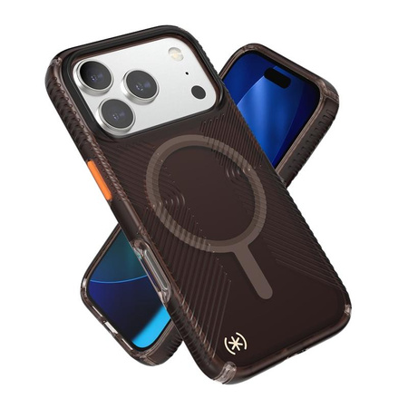 Speck Presidio Lux Grip MagSafe - Case iPhone 17 Pro (Luxury Shade Matte / Orange)