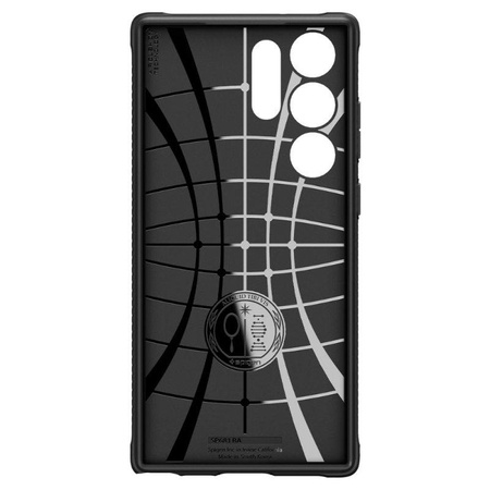Spigen Rugged Armor - Etui pour Samsung Galaxy S23 Ultra (Noir mat)