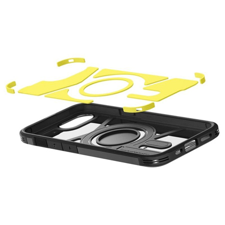 Spigen Tough Armor MagSafe - tok iPhone 16e készülékhez (fekete)