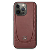 Mercedes Leather Urban Line - iPhone 13 Pro Case (red)