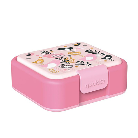 Quokka Twist Kids - Récipient alimentaire à double paroi / boîte à lunch (Oiseaux)