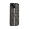 Guess 4G Printed Stripes MagSafe - iPhone 15 Tasche (braun)