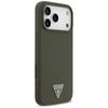 Guess Silicone Triangle Logo MagSafe - Hülle iPhone 17 Pro Max (khaki)