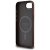 Guess 4G Ring Triangle Logo MagSafe - Tasche für iPhone 16e (braun)