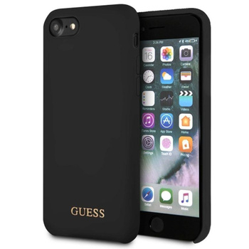 Guess Silikon - Hülle iPhone 8 / 7 (schwarz)