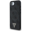 Guess 4G Ring Triangle Logo MagSafe - étui pour iPhone 16e (noir)