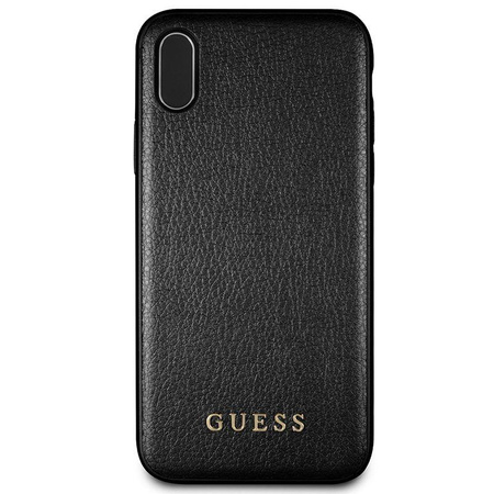 Guess Iridescent - tok iPhone Xs / X (fekete)