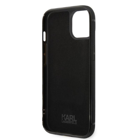 Karl Lagerfeld Signature Logo Cardslot - pouzdro pro iPhone 14 Plus (černé)