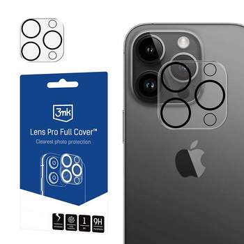 3mk Lens Pro Full Cover - sklo na objektiv fotoaparátu pro iPhone 15 Pro / 15 Pro Max