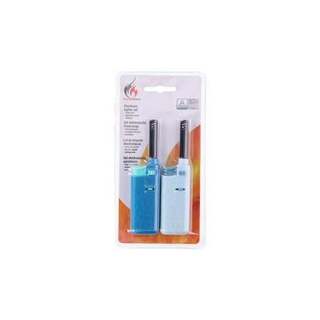 BBQ - Gasanzünder für Grill / Küche 14 cm 2 Stück. (blau/blau)