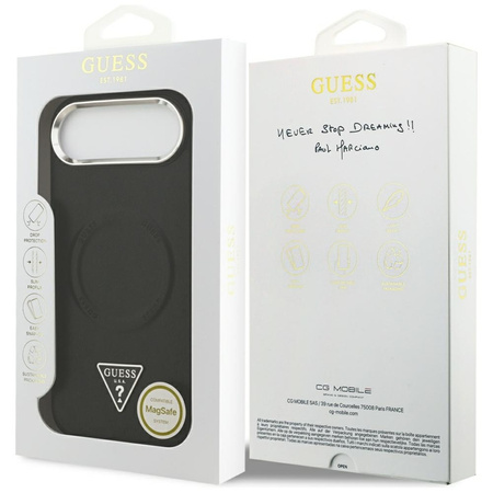 Guess Triangle Logo MagSafe - Case iPhone Air (Black)