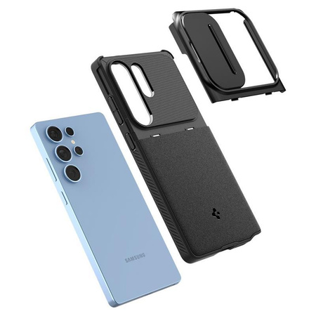 Spigen Optik Armor - tok Samsung Galaxy S25 Ultra (fekete)