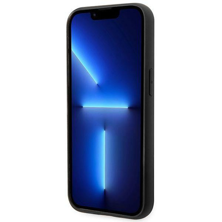 Karl Lagerfeld steppelt puffos Ikonik Pin - tok iPhone 14 Pro (fekete)