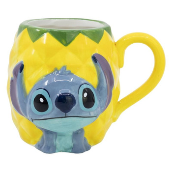 Disney Stitch - 3D-Keramikbecher in Geschenkbox aus der Ananas-Kollektion 325 ml
