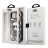 Karl Lagerfeld Iconic Karl Flower - iPhone 13 Case (gray)