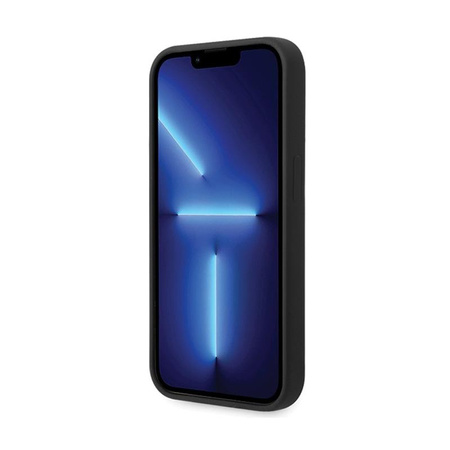 BMW Silicone Metal Logo - Hülle für iPhone 15 Pro (Schwarz)