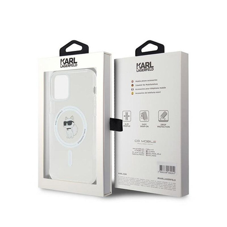 Karl Lagerfeld IML Choupette MagSafe - iPhone 12 / iPhone 12 Pro Case (Transparent)