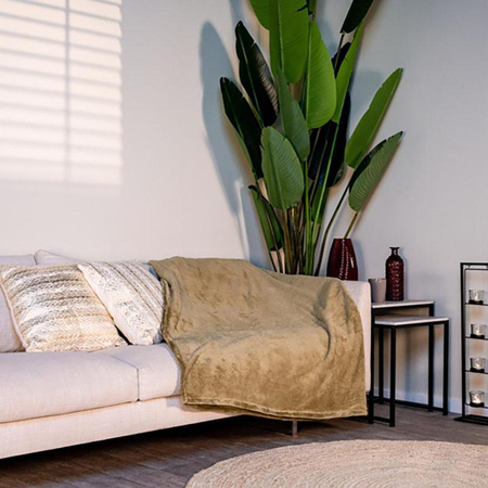 Koc flanelowy 200x150cm (zielony)