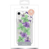 PURO Glam Hippie Chic kryt - pouzdro pro iPhone XR (zelené s pravými okvětními lístky)