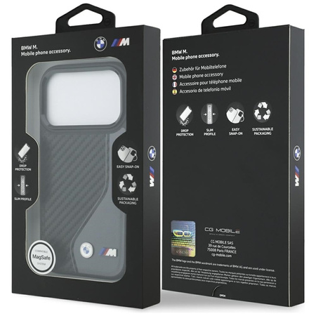BMW M Carbon Logo MagSafe - Hülle iPhone 17 Pro (anthrazit)