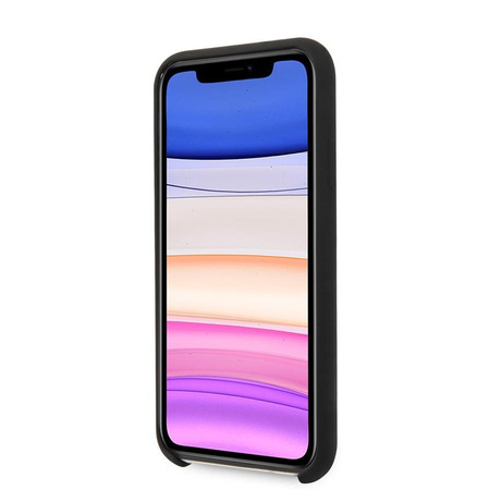 Guess szilikon Vintage - iPhone 11 tok (fekete)