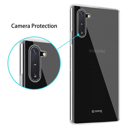 Crong Crystal Slim Cover - Etui Samsung Galaxy Note 10 (przezroczysty)