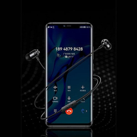 USAMS EP-44 - 3,5 mm Stereo-Klinken-Kopfhörer (schwarz)