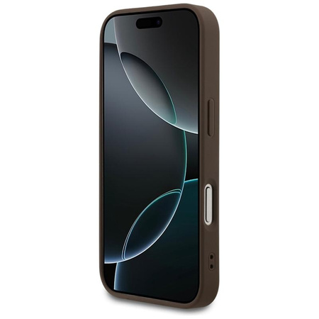 ETUI DO IPHONE 17 PRO BRĄZOWE GUESS CLASSIC ORYGINALNE ELEGANCKIE CASE