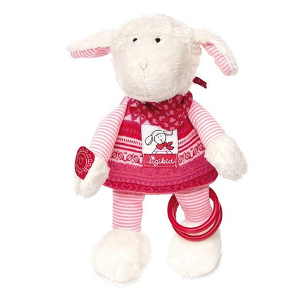 Sigikid - Sheep activation cuddly toy (26 x 13 x 11 cm)