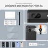 Spigen Optik.TR EZ Fit Camera Lens Protector 2-Pack - Verre de protection pour Google Pixel 8A (2 pces) (Noir)
