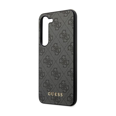 Guess 4G Metal Gold Logo - pouzdro pro Samsung Galaxy S24+ (černé)