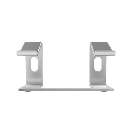 Crong AluBench - Support pour ordinateur portable en aluminium (argent)
