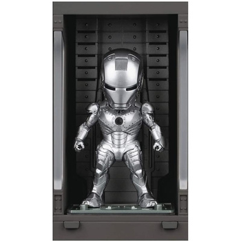 Avengres - Figurine de collection Iron Man Mark II avec Hall of Armor (argent)