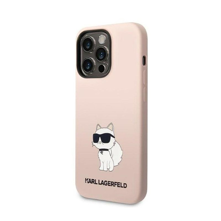 Karl Lagerfeld szilikon NFT Choupette - iPhone 14 Pro tok (rózsaszín)