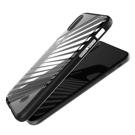X-Doria Revel Lux - iPhone X Tasche (Schwarze Strahlen)
