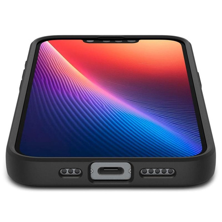 Spigen Liquid Air - tok iPhone 16e készülékhez (matt fekete)