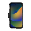 ZIZO BOLT sorozat - Páncélozott iPhone 14 Pro Max tok 9H üveggel a képernyőhöz + tartó állvánnyal (fekete)