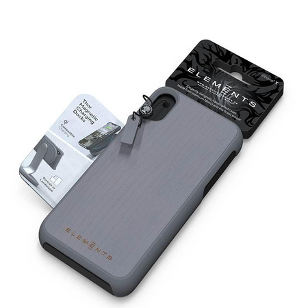 Nordic Elements Original Gefion - Coque en bois pour iPhone Xs Max (Gris moyen)