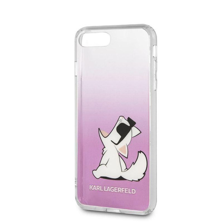 Karl Lagerfeld Choupette Fun napszemüveg - iPhone SE 2020 / 8 / 7 tok (rózsaszín)