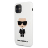 Karl Lagerfeld Fullbody Silicone Iconic - pouzdro pro iPhone 11 (bílé)