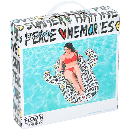 Bestway - Cactus 185x155 cm inflatable swimming mattress