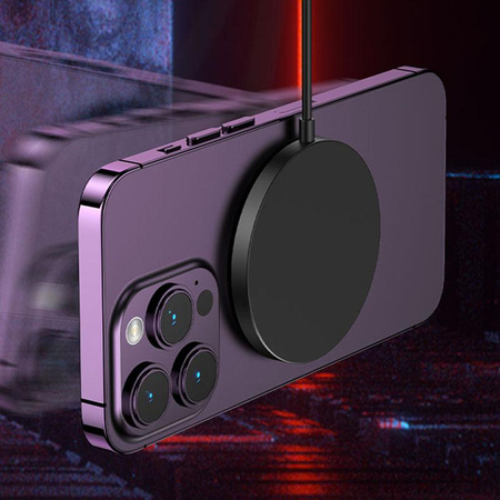 WEKOME WP-U99 Vanguard Series - Ładowarka indukcyjna MagSafe 15W (Czarny)